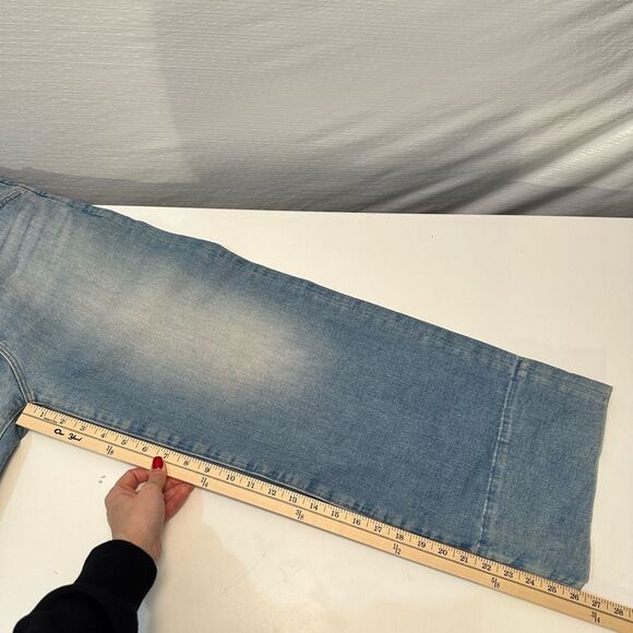 AG Adriano Goldschmied Jeans Women's 31 Etta High Waist Wide Leg Crop Rave Boho - Picture 8 of 15